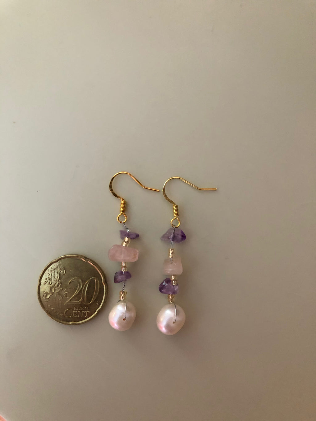 Aurora Améthyste - elegant earrings