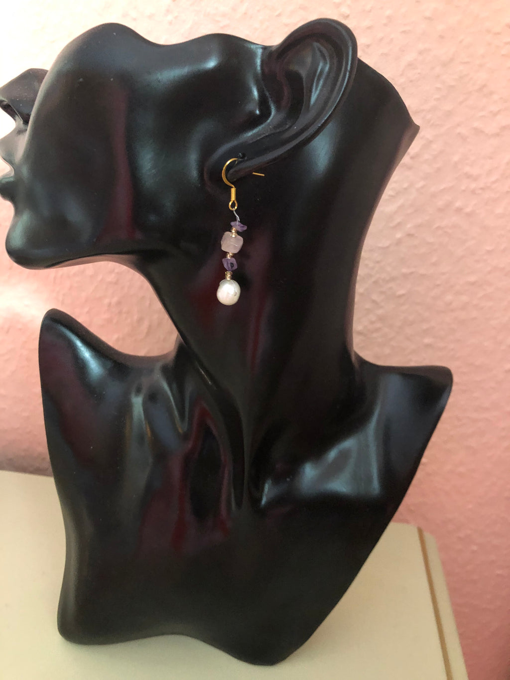 Aurora Améthyste - elegant earrings