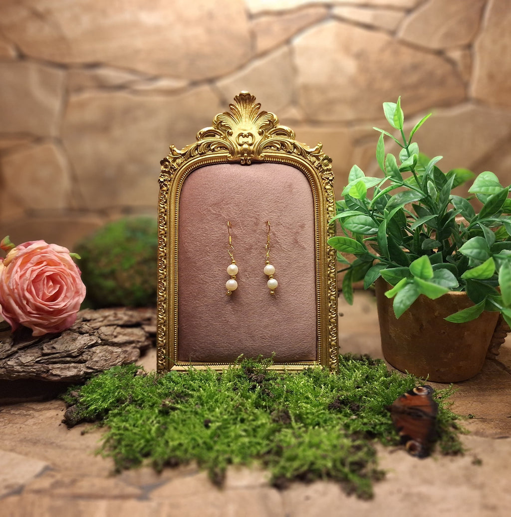 Pure Elegance Ohrringe – echte Süßwasserzuchtperlen | Julina’s Jewelry